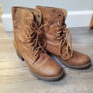 Just Fab Combat Boots sz 6.5